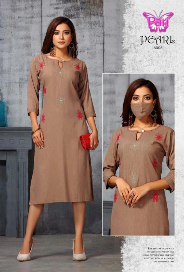 Pari Pearl 6 Heavy Rayon Designer Kurti Collection